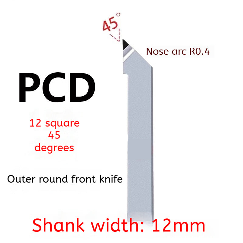 1163-PCD diamond turning tool cylindrical plane super bright CBN boron nitride tool 20 square 60/90 degrees gemstone knife non-standard Shandong Denso Pricision Tools Co.,Ltd.